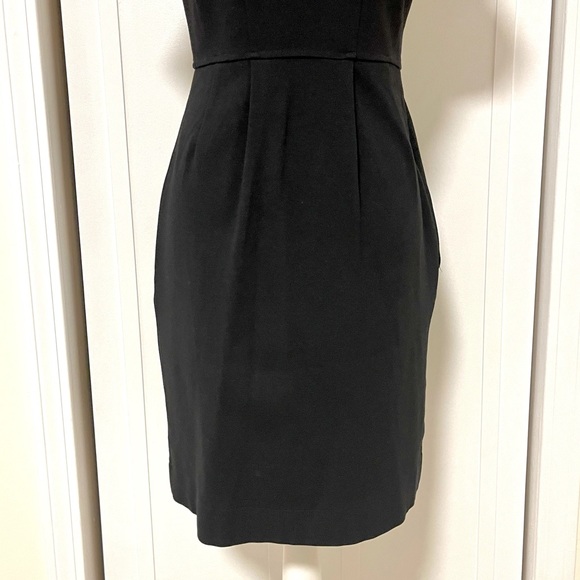 DIANE VON FURSTENBERG Charo Dress Military Black Gold Buttons Short Sleeves 8 - Picture 9 of 13